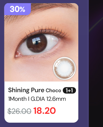 shinning pure choco - 1month