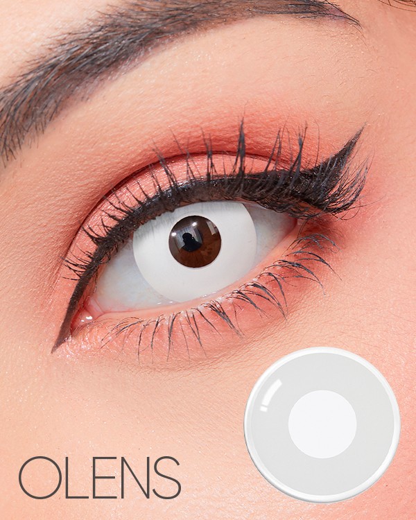 Blood Zombie Halloween Contact Lenses - 6Months, 1pair/set - image 1