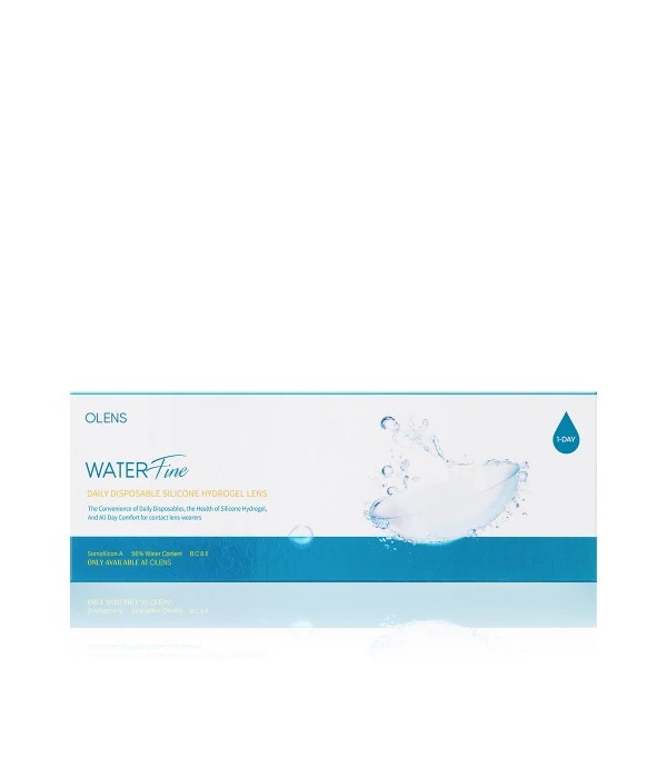 WaterFine 40PCS (30PCS + TRIAL 10PCS) - 1Day, 40lenses/box - image 1