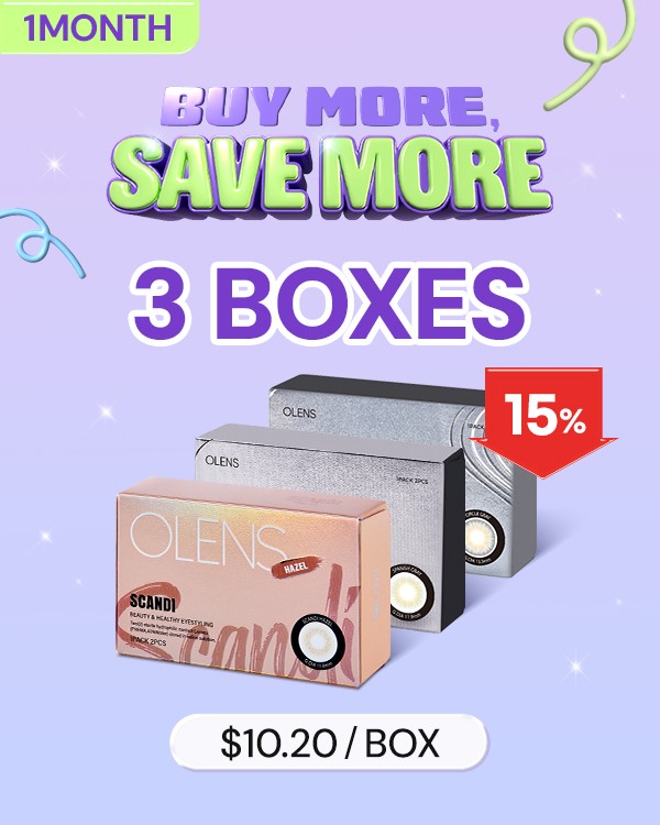 [3Boxes] 1Month Bundle Kit - 1Month, 2lenses/box - image 1