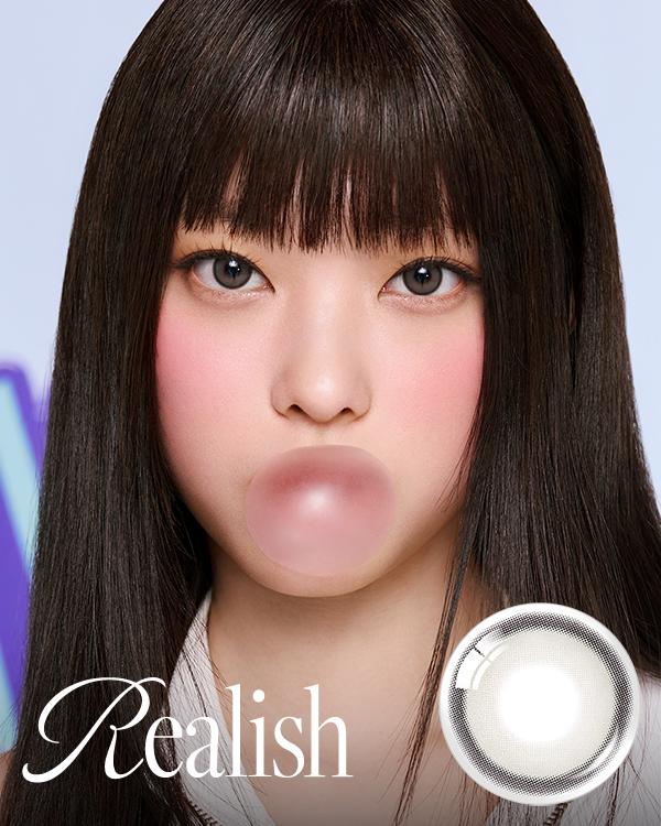 Product: Realish Gray, 1Month, 2lenses/box, rated 5 stars, based on 54 reviews, available at $24.80 USD (20% off)