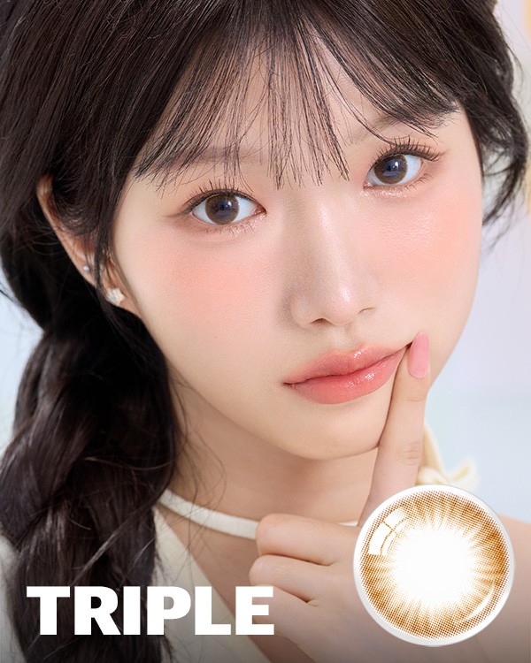 Triple Brown - 1Month, 2lenses/box - image 1