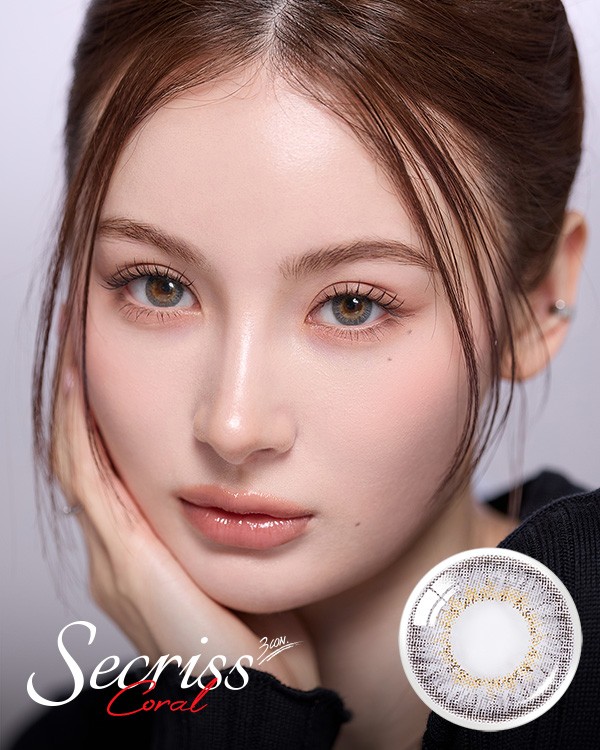 Secriss 3con Coral Gray (10p) - 1Day, 10lenses/box - image 1