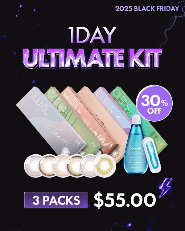 Product: Black Friday Ultimate Kit (1Day), 1Day, 10lenses/box, available at $55.00 USD (30% off)