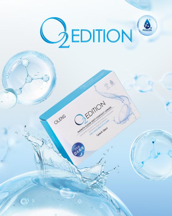 Product: O2 Edition (2P), 1Month, 2lenses/box, rated 4.5 stars, based on 36 reviews