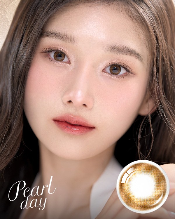 Pearl Day Gold Brown - 6Months, 1pair/set - image 1