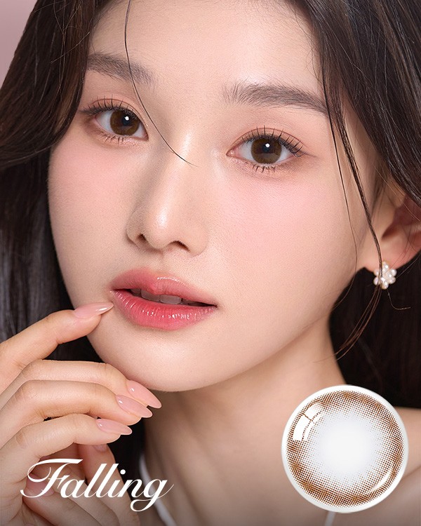 Falling Brown - 1Month, 2lenses/box - image 1