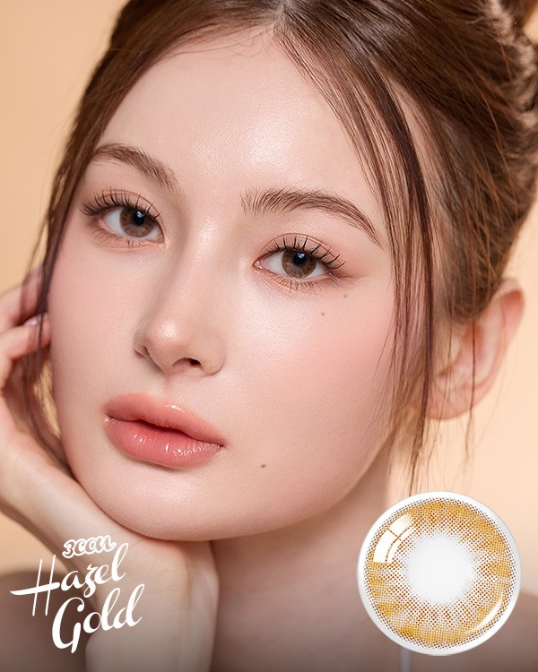 Hazel Gold 3con - 1Month, 2lenses/box - image 1