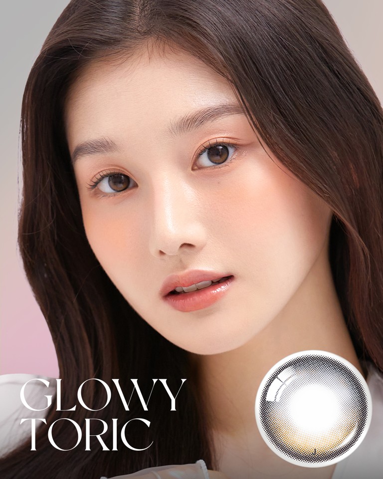 Glowy Black Toric (For astigmatism) - 1Month, 1pair/set - image 1