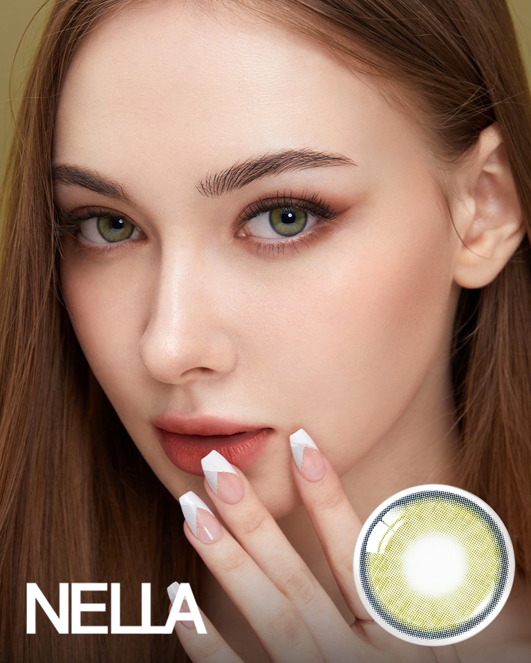 Nella Ash Olive - 1Month, 2lenses/box - image 1