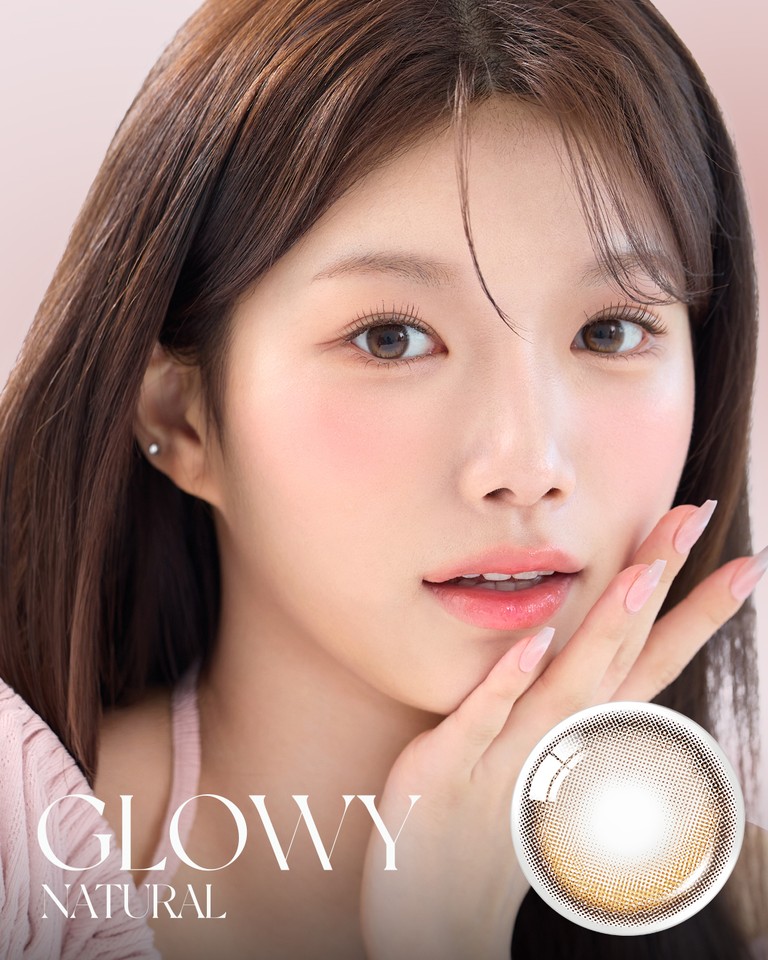 Glowy Natural Latte Brown (10p) 2+1 - 1Day, 10lenses/box - image 1