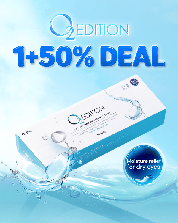 O2 Edition 40pcs (30pcs + Trial 10pcs) - 1Day, 40lenses/box - image 1