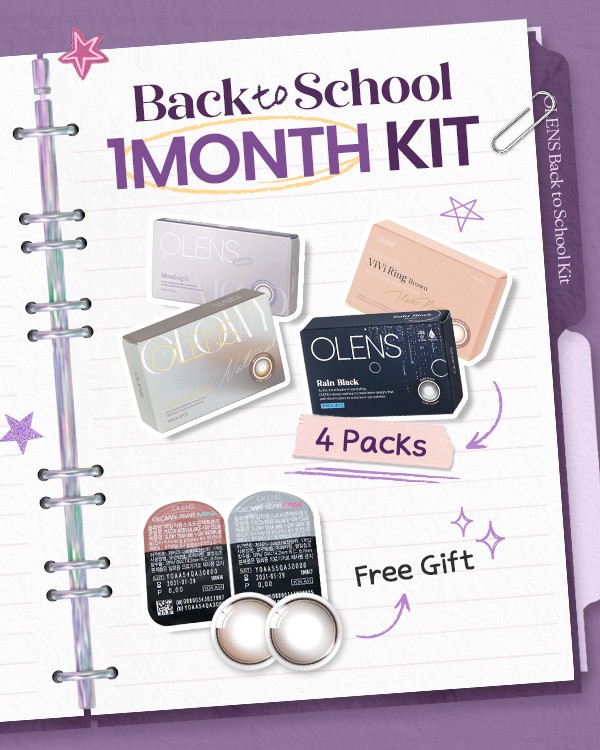 Back To School 1Month Kit - 1Month, 2lenses/box - image 1
