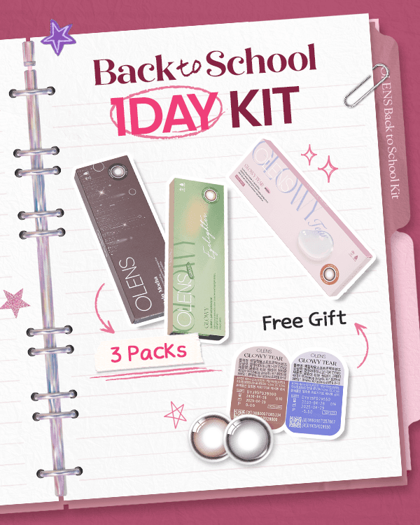 Product: Back To School 1Day Kit, 1Day, 10lenses/box, rated 4.9 stars, based on 640 reviews, 30% off from list price