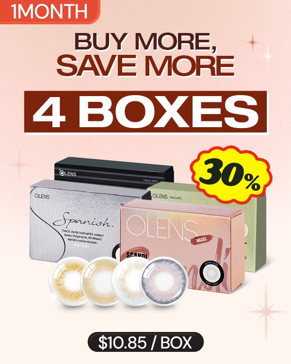 [4Boxes] 1Month Bundle Kit - 1Month, 2lenses/box - image 1