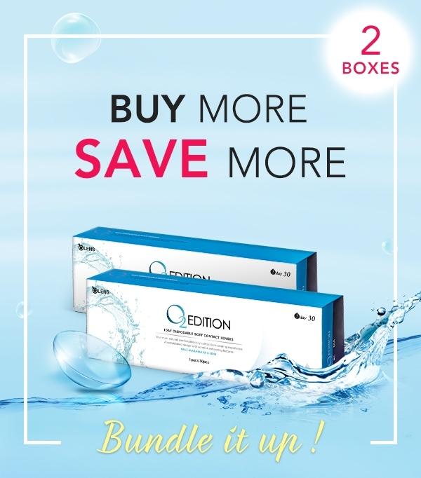 Product: O2 Edition Bundle (2Boxes), 1Day, 40lenses/box, rated 4.6 stars, based on 30 reviews, available at $59.50 USD (7% off)