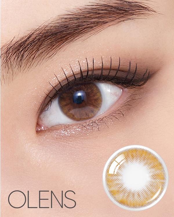 Product: Hazel Gold 3con, 1Month, 2lenses/box, rated 4.9 stars, based on 125 reviews, available at $13.00 USD (50% off)
