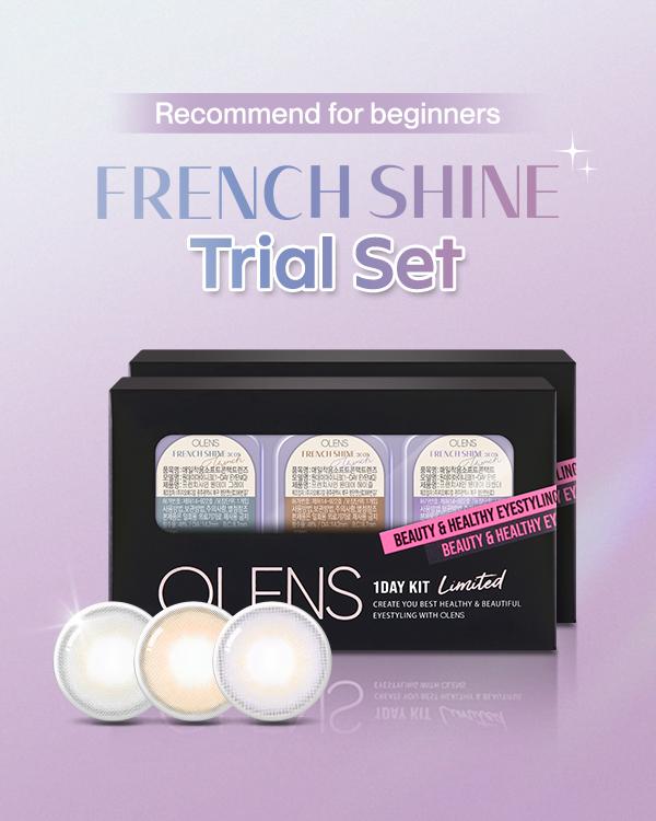 Product: French Shine Trial Set, 1Day, 3pairs/set, rated 5 stars, based on 529 reviews, available at $9.90 USD (34% off)
