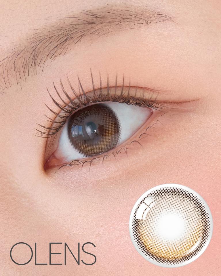 Product: Glowy Natural Latte Brown (10p) 2+1, 1Day, 10lenses/box, rated 4.8 stars, based on 266 reviews, available at $46.00 USD (33% off)