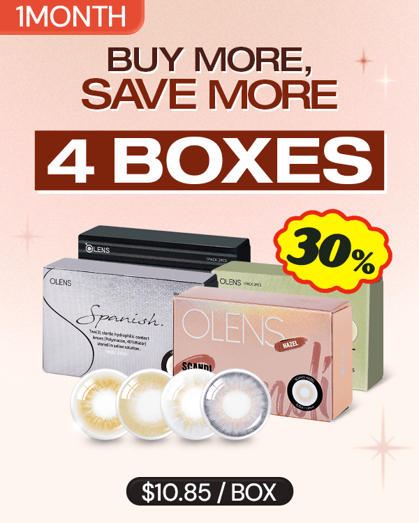 Product: [4Boxes] 1Month Bundle Kit, 1Month, 2lenses/box, rated 4.9 stars, based on 771 reviews, 30% off from list price