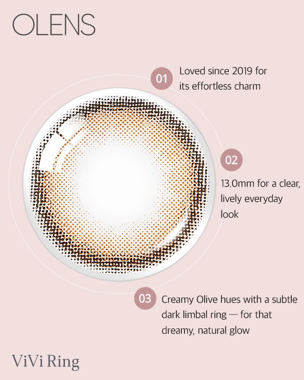 ViVi Ring 1Day Brown (20p) | OLENS