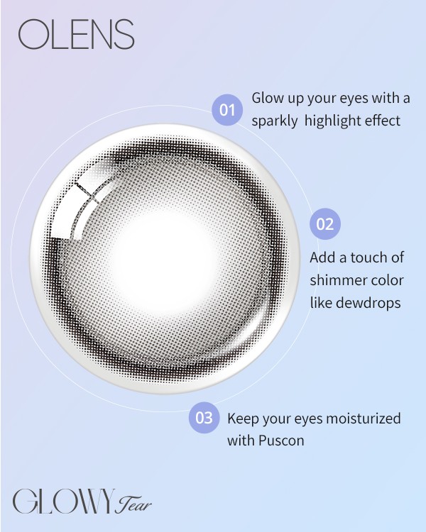 Glowy Tear 1Day Gray (10p) - 1Day, 10lenses/box - image 6