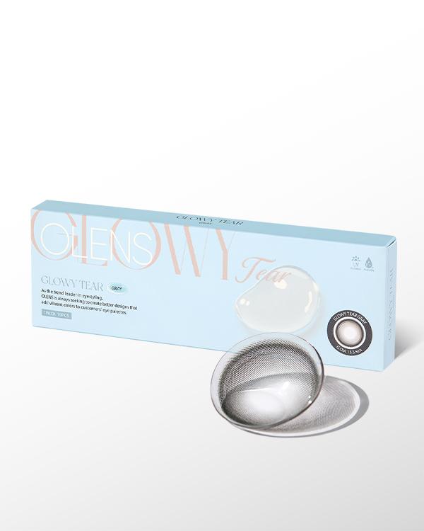 Glowy Tear Gray (10p) - 1Day, 10lenses/box - image 7