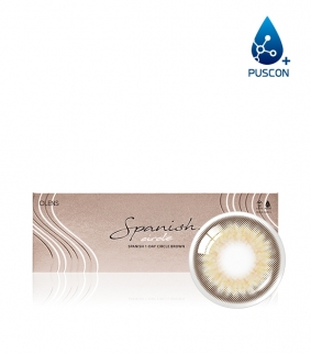 Spanish Circle Brown (10p)