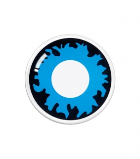 Blue Flame Halloween Contact Lenses