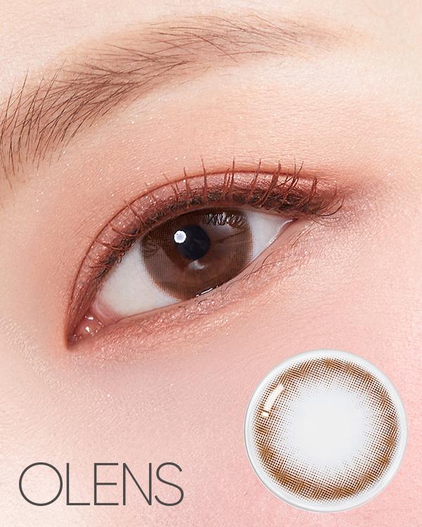 Product: Falling Brown, 1Month, 2lenses/box, rated 4.8 stars, based on 76 reviews, available at $22.10 USD (15% off)