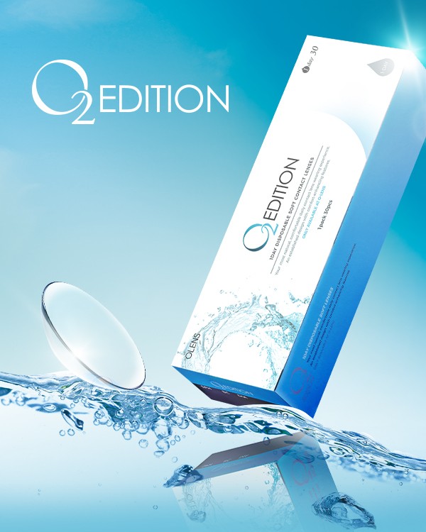 O2 Edition 40pcs (30pcs + Trial 10pcs) - 1Day, 40lenses/box - image 1