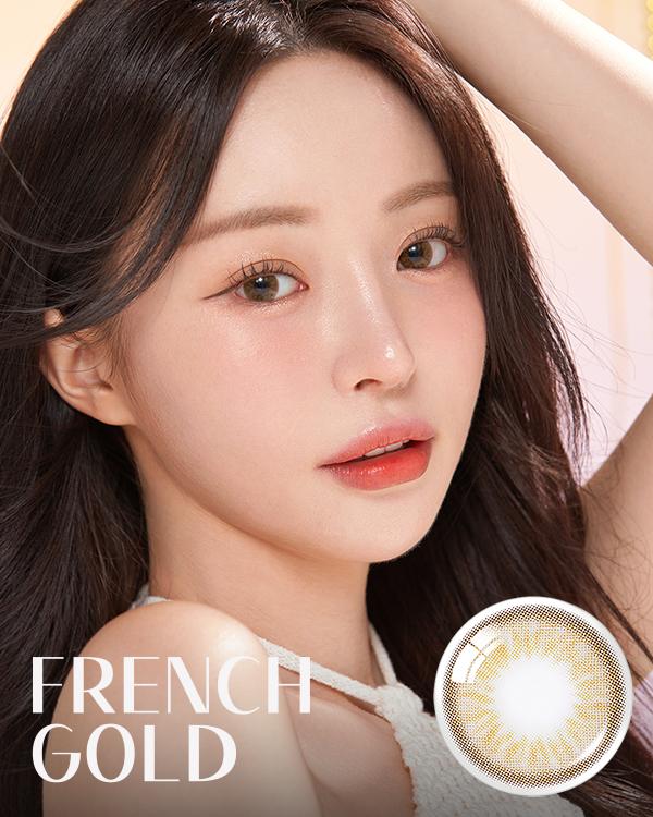 French Gold 3con Hazel (10p) - 1Day, 10lenses/box - image 1