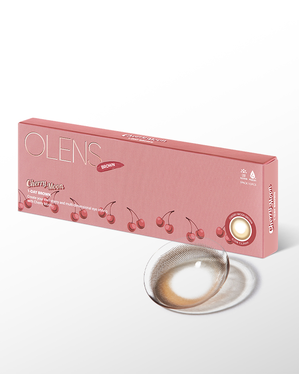 Cherry Moon 1Day Brown (10p) | OLENS