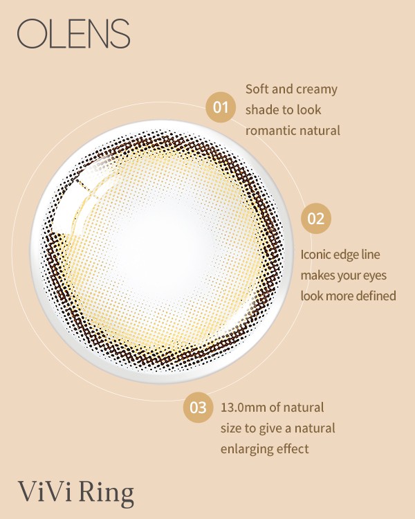 ViVi Ring 1Day Beige (10p) - 1Day, 10lenses/box - image 6