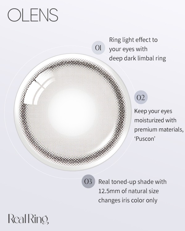 Real Ring 1Day Gray (10p) - 1Day, 10lenses/box - image 6