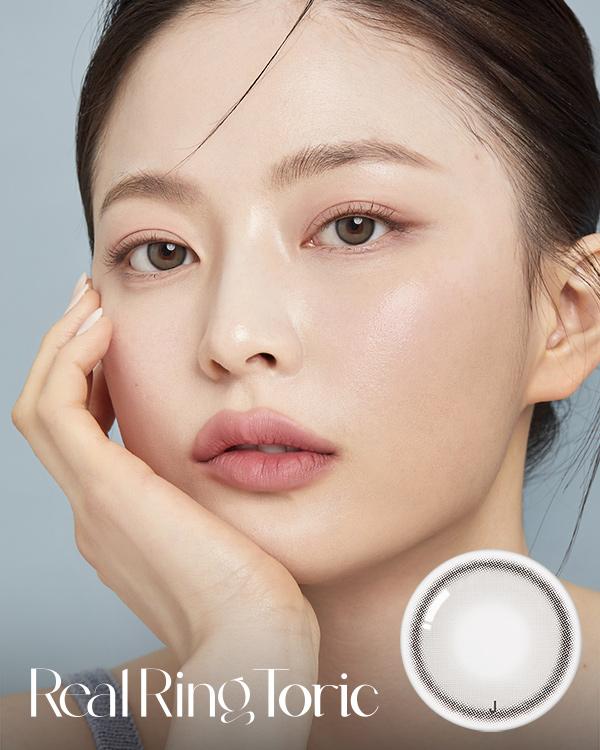 Real Ring Gray Toric (For astigmatism) - 1Month, 1pair/set - image 1