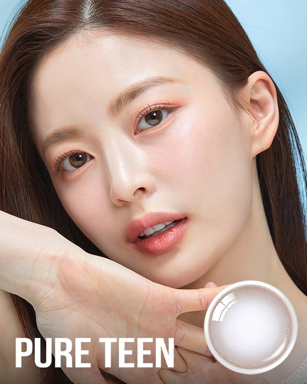 Pure Teen Brown - 1Month, 2lenses/box - image 1
