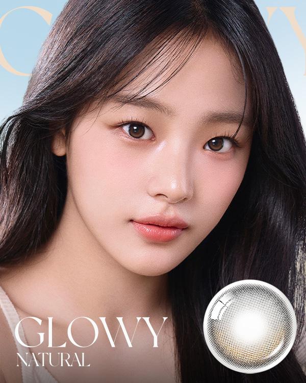Product: Glowy Natural Mocha Brown, 1Month, 2lenses/box, rated 4.9 stars, based on 232 reviews, available at $21.70 USD (30% off)