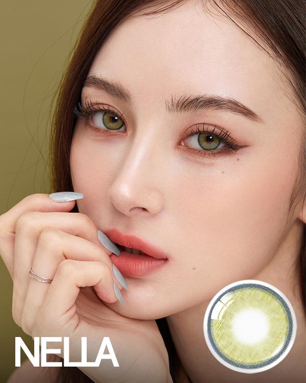 Nella Ash Olive - 1Month, 2lenses/box - image 1